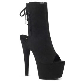 Pleaser ADORE-1018FS Stivaletti - Finto Camoscio Nero...