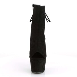 Pleaser ADORE-1018FS Stivaletti - Finto Camoscio Nero...