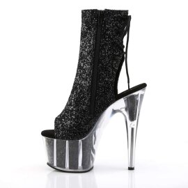 Pleaser ADORE-1018G Stivaletti - Nero Glitter EU-35 / US-5