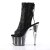 Pleaser ADORE-1018G Stivaletti - Nero Glitter EU-35 / US-5