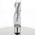 Pleaser ADORE-1018HG Stivaletti - Ecopelle Argento Holo Stampa Struzzo/Argento Cromato EU-35 / US-5