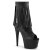 Pleaser ADORE-1019 Stivaletti - Similpelle Nero/Nero Opaco EU-39 / US-9