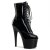 Pleaser ADORE-1020 Stivaletti - Vernice Nero/Nero EU-41 / US-11
