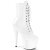 Pleaser ADORE-1020 Stivaletti - Vernice Bianco/Bianco EU-35 / US-5