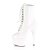 Pleaser ADORE-1020 Stivaletti - Vernice Bianco/Bianco EU-37 / US-7