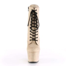 Pleaser ADORE-1020FS Stivaletti - Finto Camoscio Beige...