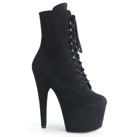 Pleaser ADORE-1020FS Stivaletti - Finto Camoscio Nero...