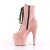 Pleaser ADORE-1020FS Stivaletti - Finto Camoscio Rosa Baby EU-36 / US-6