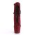 Pleaser ADORE-1020FS Stivaletti - Finto Camoscio Borgogna EU-37 / US-7