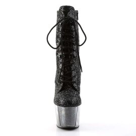 Pleaser ADORE-1020G Stivaletti - Nero Glitter EU-37 / US-7