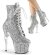 Pleaser ADORE-1020G Stivaletti - Argento Glitter EU-35 / US-5