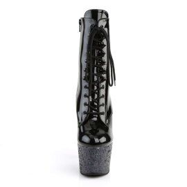 Pleaser ADORE-1020LG Stivaletti - Vernice Nero/Nero Multi...