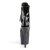 Pleaser ADORE-1020LG Stivaletti - Vernice Nero/Nero Multi Glitter EU-35 / US-5