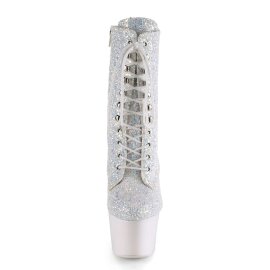 Pleaser ADORE-1020LG Stivaletti - Bianco Neon Multi...