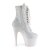 Pleaser ADORE-1020LG Stivaletti - Bianco Neon Multi Glitter/Bianco Neon EU-37 / US-7