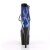 Pleaser ADORE-1020SHG Stivaletti - Blu-Viola/Nero EU-42 / US-12