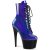 Pleaser ADORE-1020SHG Stivaletti - Blu-Viola/Nero EU-35 / US-5