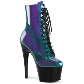 Pleaser ADORE-1020SHG Stivaletti - Viola-Verde/Nero EU-35...