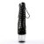 Pleaser ADORE-1021 Stivaletti - Vernice Nero/Trasparente EU-35 / US-5