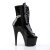 Pleaser ADORE-1021 Stivaletti - Vernice Nero/Nero EU-35 / US-5