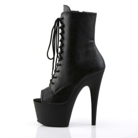 Pleaser ADORE-1021 Stivaletti - Similpelle Nero/Nero Opaco EU-35 / US-5