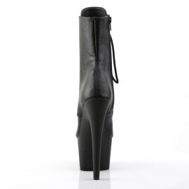 Pleaser ADORE-1021 Stivaletti - Similpelle Nero/Nero Opaco EU-35 / US-5