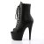 Pleaser ADORE-1021 Stivaletti - Similpelle Nero/Nero Opaco EU-37 / US-7