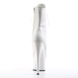 Pleaser ADORE-1021 Stivaletti - Similpelle Bianco/Bianco EU-37 / US-7