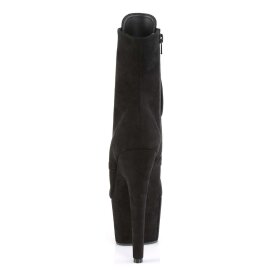 Pleaser ADORE-1021FS Stivaletti Finto Camoscio Nero EU-36 / US-6