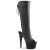 Pleaser ADORE-2018 Stivali - Similpelle Nero/Nero Opaco EU-42 / US-12