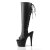 Pleaser ADORE-2018 Stivali - Similpelle Nero/Nero Opaco EU-35 / US-5