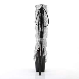 Pleaser ADORE-2024RSF Stivali - Similpelle Elasticizzato Nero/Nero Opaco EU-41 / US-11