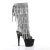Pleaser ADORE-2024RSF Stivali - Similpelle Elasticizzato Nero/Nero Opaco EU-41 / US-11