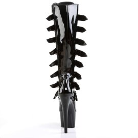 Pleaser ADORE-2043 Stivali - Vernice Nero/Nero EU-37 / US-7