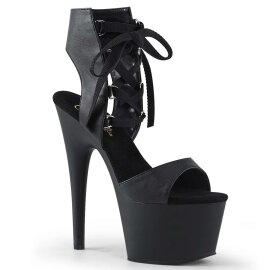 Pleaser Sandali ADORE-700-14 Similpelle Nero/Nero Opaco...