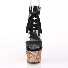 Pleaser Sandali ADORE-700-14LG Similpelle Nero/Dorato...