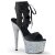 Pleaser Sandali ADORE-700-14LG Similpelle Nero/Argento Multi Glitter EU-35 / US-5
