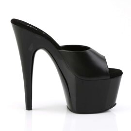 Pleaser Mules ADORE-701 Pelle Nero/Nero EU-36 / US-6
