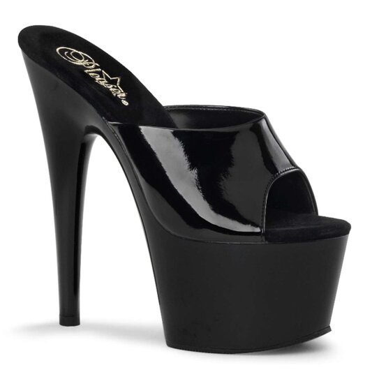 Pleaser Mules ADORE-701 Vernice Nero/Nero EU-35 / US-5