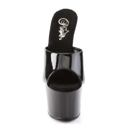 Pleaser Mules ADORE-701 Vernice Nero/Nero EU-35 / US-5