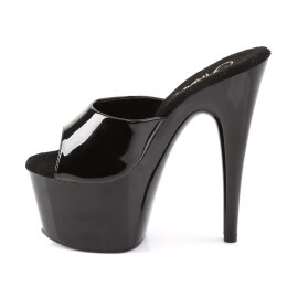 Pleaser Mules ADORE-701 Vernice Nero/Nero EU-37 / US-7
