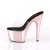 Pleaser Mules ADORE-701 Trasparente/Dorato Rosa Cromato EU-35 / US-5