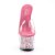 Pleaser Mules ADORE-701FL Trasparente/Fiori Rosa Acceso EU-35 / US-5