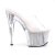 Pleaser Mules ADORE-701G Trasparente/Argento Glitter EU-35 / US-5
