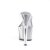 Pleaser Mules ADORE-701G Trasparente/Argento Glitter EU-37 / US-7