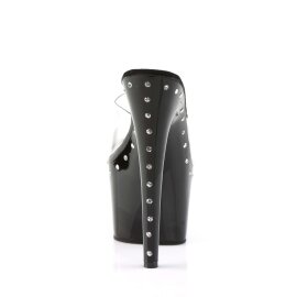 Pleaser Mules ADORE-701LS Trasparente/Nero EU-35 / US-5