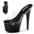 Pleaser Mules ADORE-701LS Trasparente/Nero EU-35 / US-5
