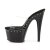 Pleaser Mules ADORE-701LS Trasparente/Nero EU-35 / US-5
