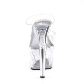 Pleaser Mules ADORE-702 Trapsarente/Trasparente EU-35 / US-5