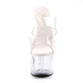 Pleaser Mules ADORE-702 Trapsarente/Trasparente EU-37 / US-7